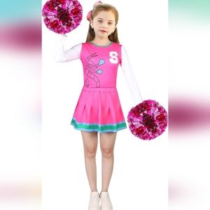 Zombies cheerleader Costume for Girls Pink dress size 11 - 12 Years